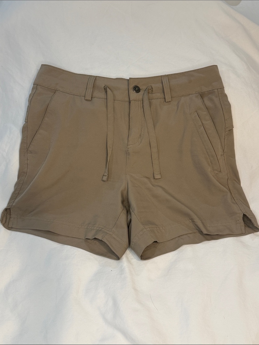 Magellan Outdoors Women's Khaki Drawstring Bermuda Shorts